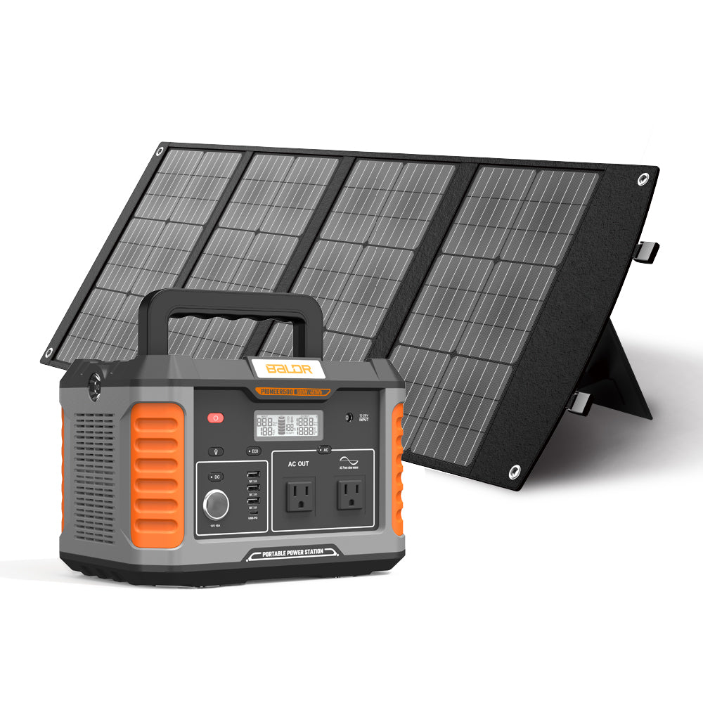 Baldr Solar Generator Kit（P500+BF120W）