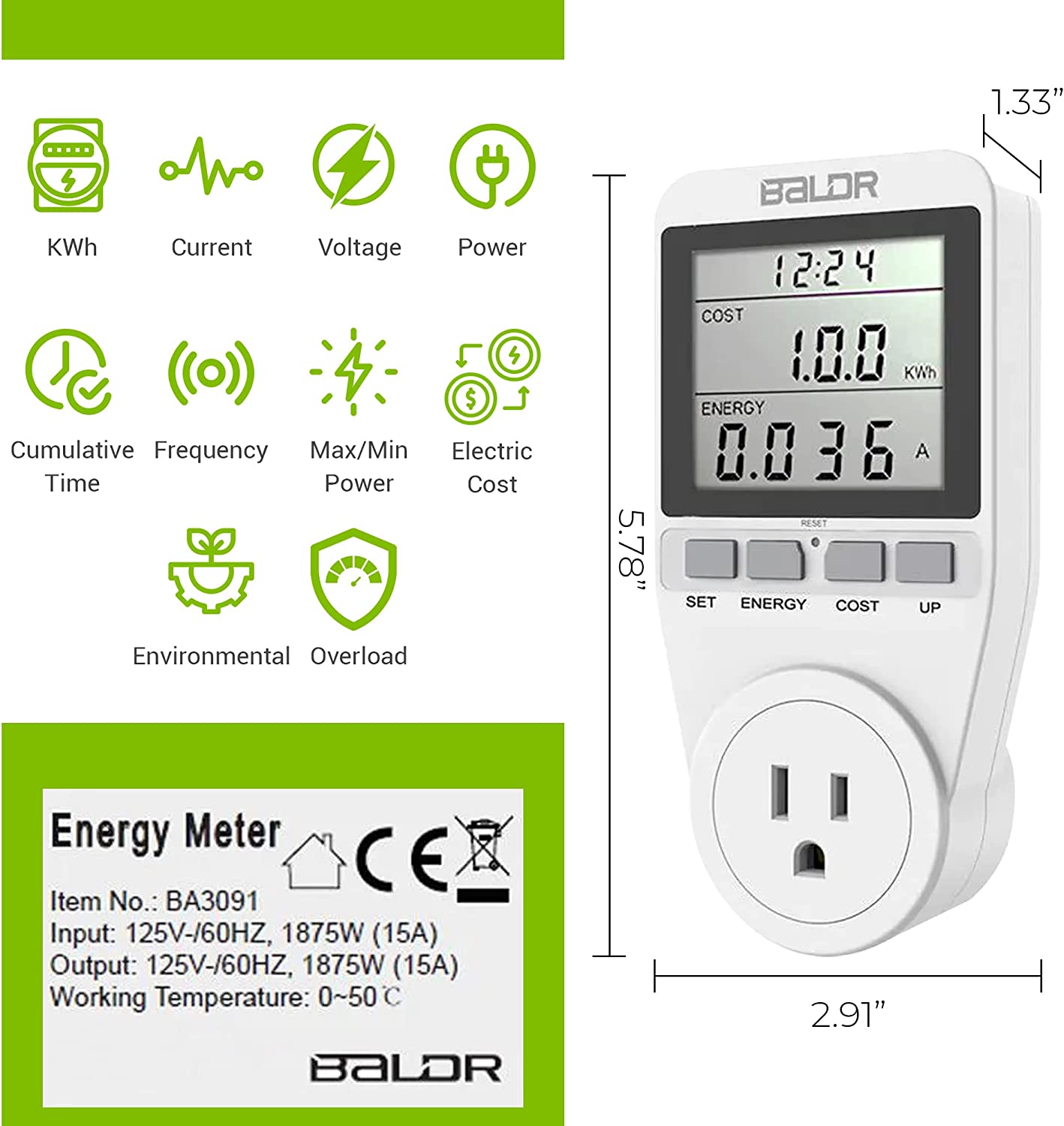 Baldr Electricity Monitor B3091