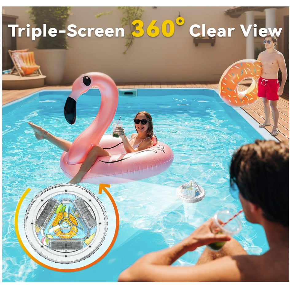 BaldrTherm Pool Thermometer Digital Floating Easy Read