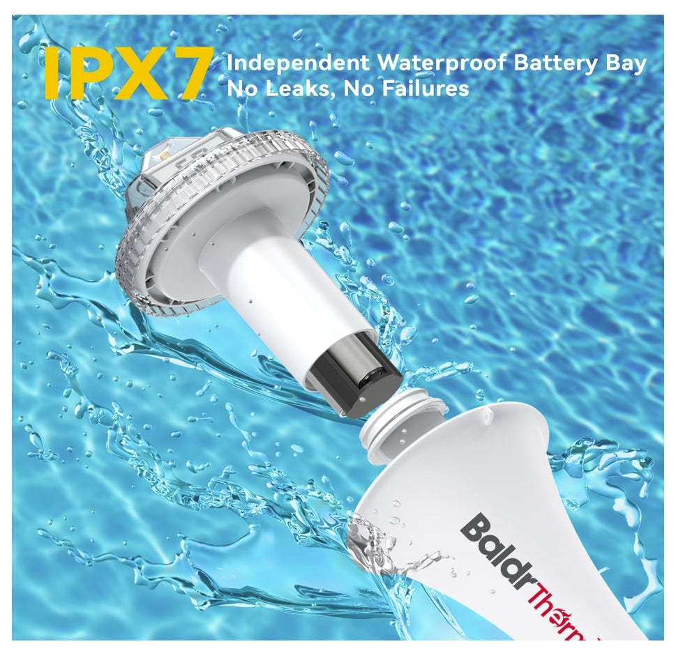 BaldrTherm Pool Thermometer Digital Floating Easy Read