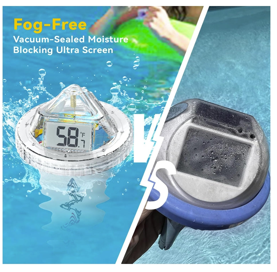 BaldrTherm Pool Thermometer Digital Floating Easy Read