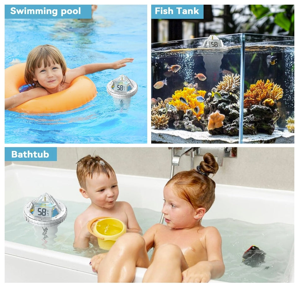 BaldrTherm Pool Thermometer Digital Floating Easy Read