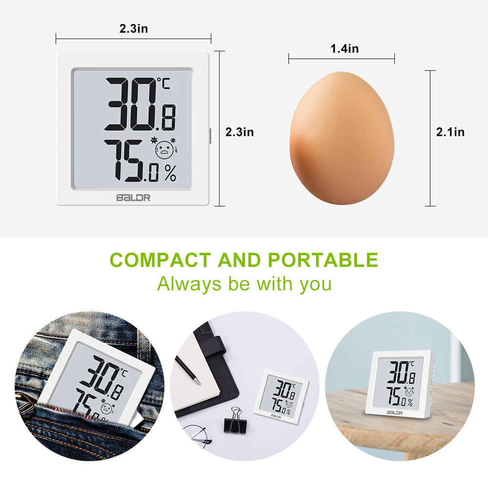 Baldr Mini Thermo-hygrometer B0387TH