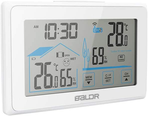 Baldr Touch Screen Wireless Thermo-hygrometer B340ST2H2