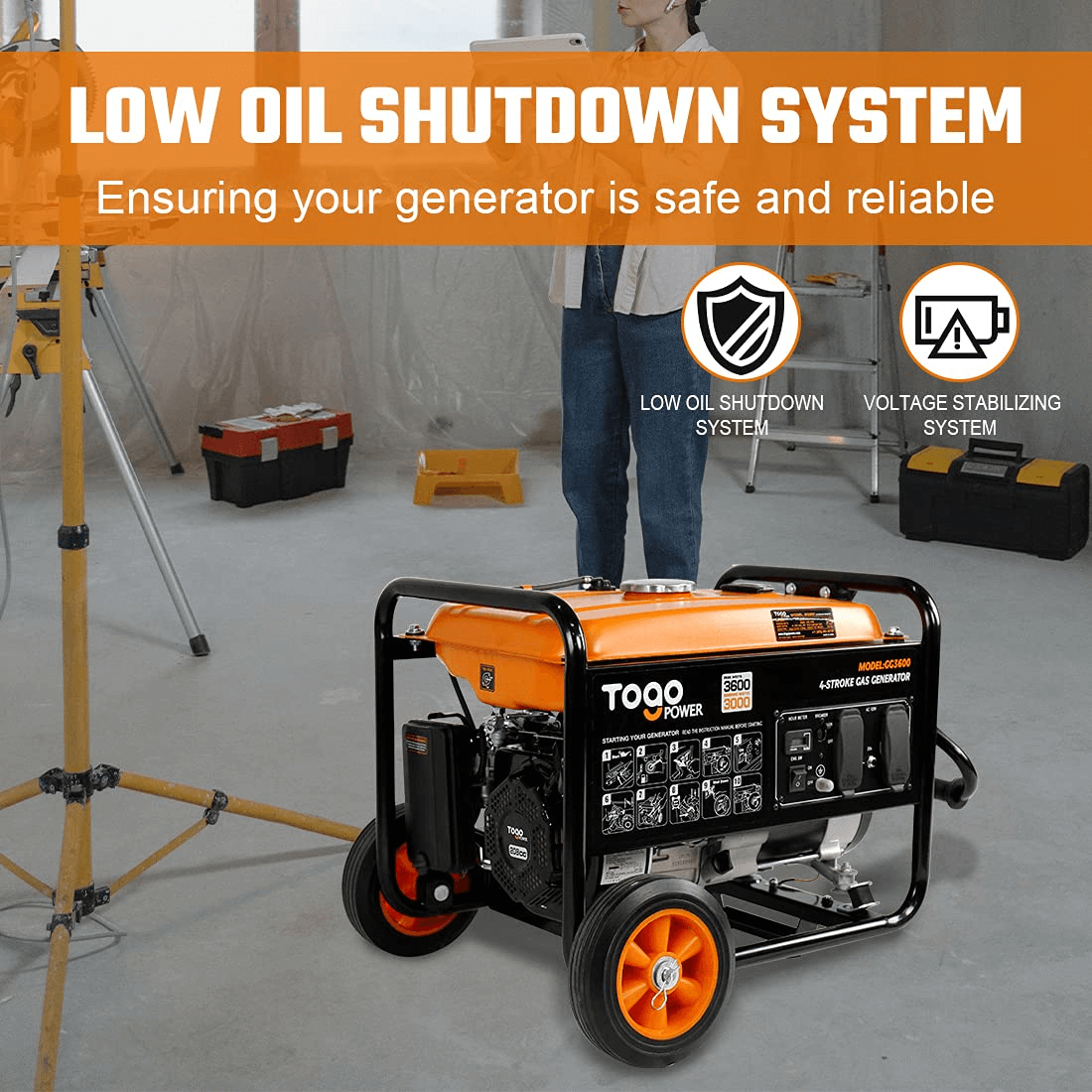 Togopower GG3600 Portable Gas Generator