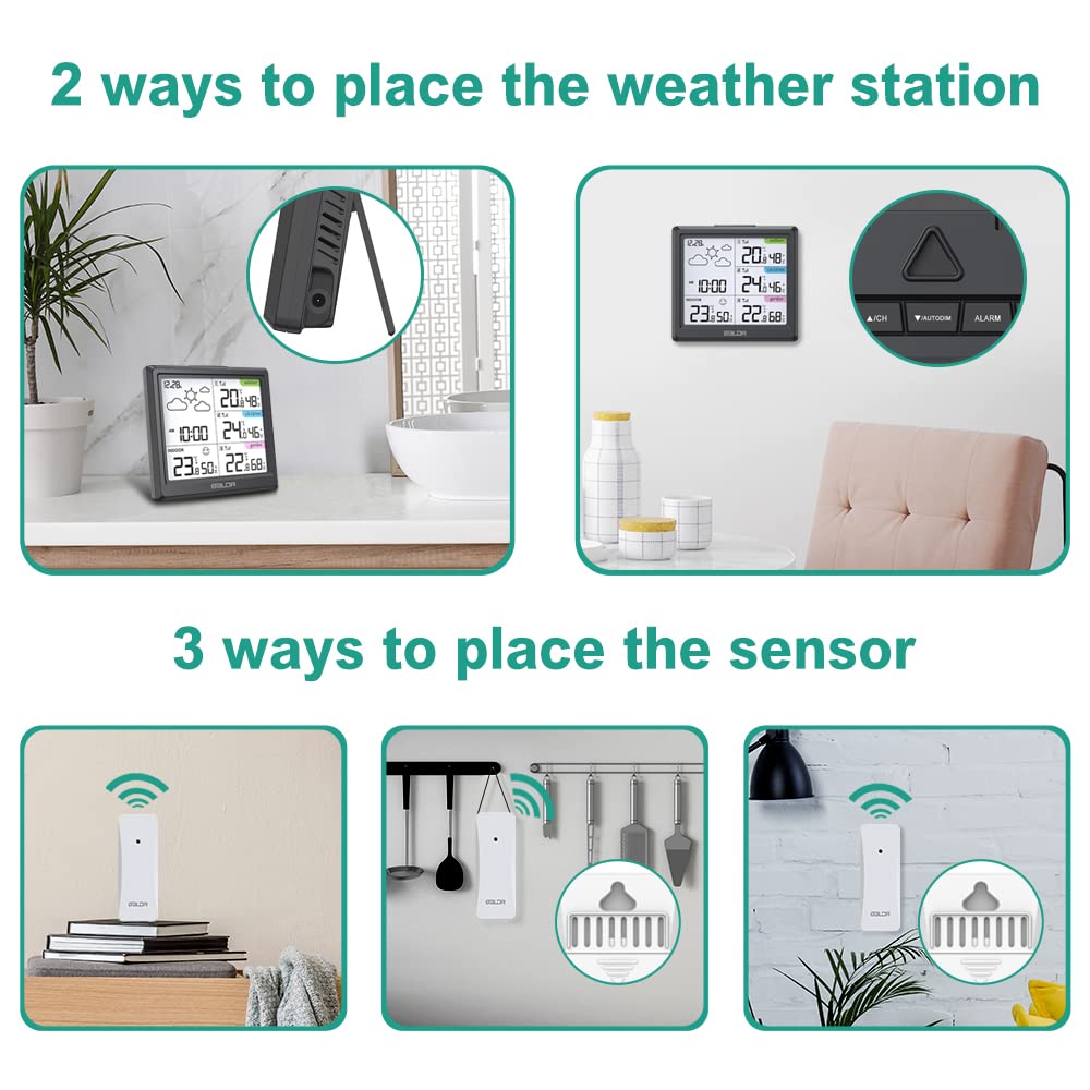 Baldr Weather Station with 3 sensors B0389W-C