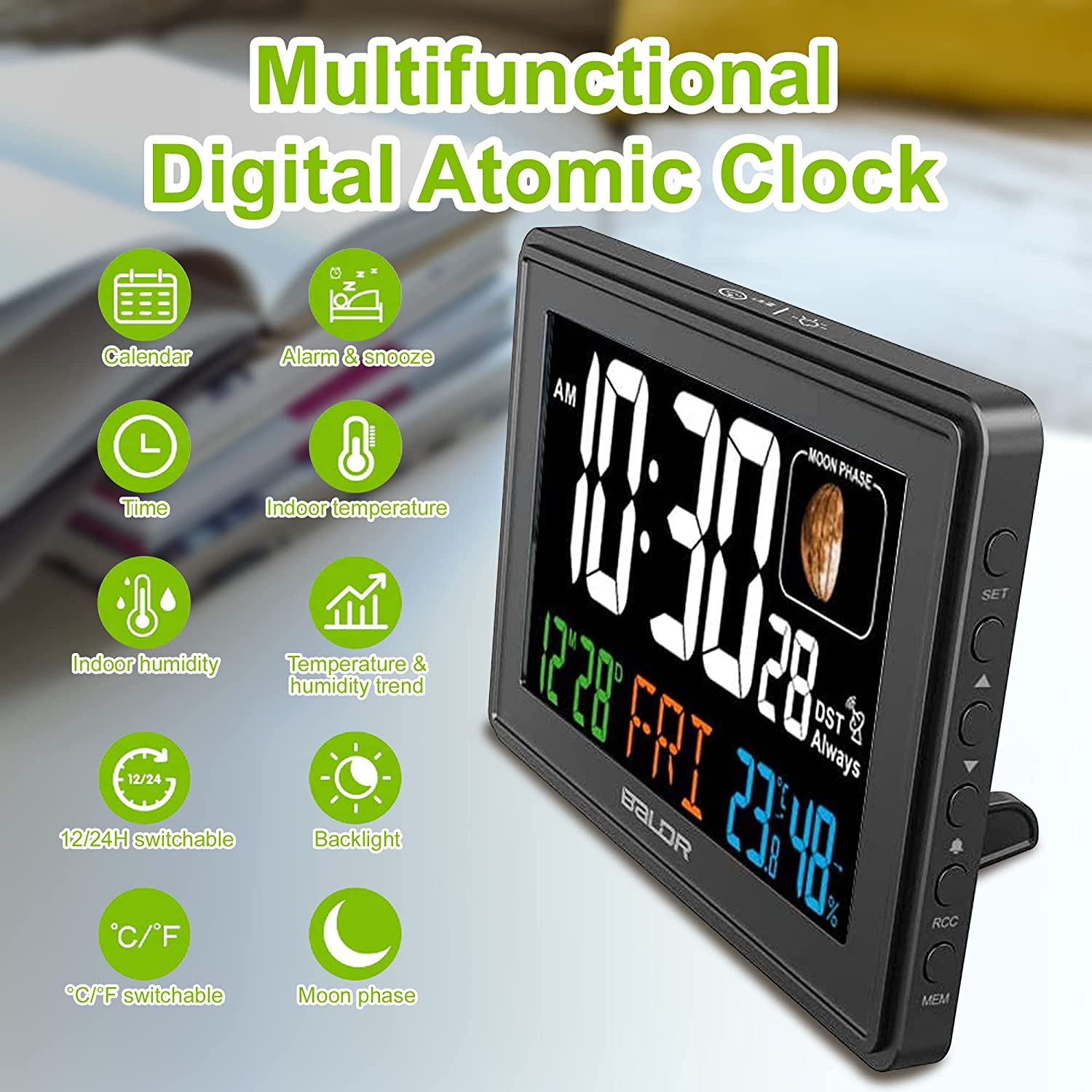 BALDR Atomic Alarm Clock  B0359S
