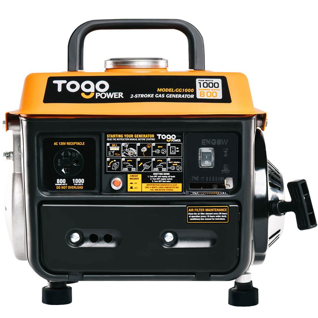 Togopower GG1000 Portable Gas Generator