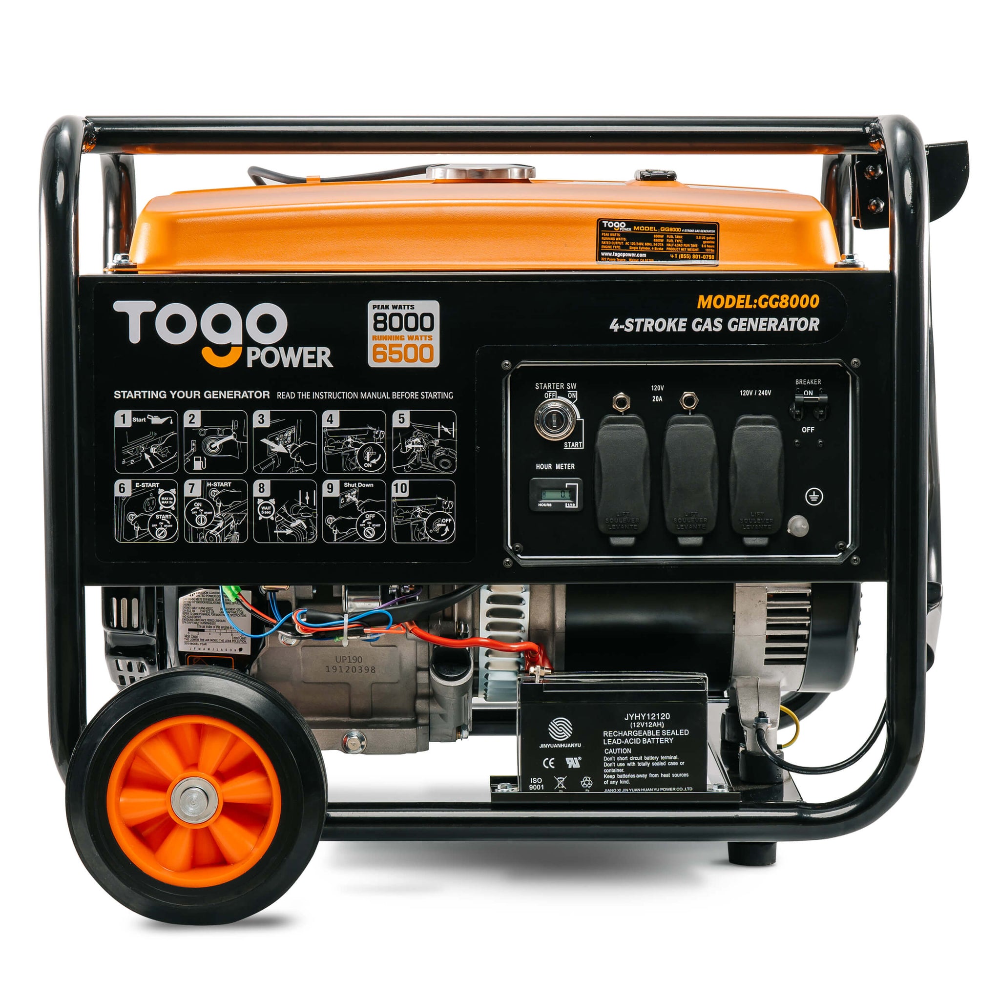 Togopower GG8000 Portable Gas Generator